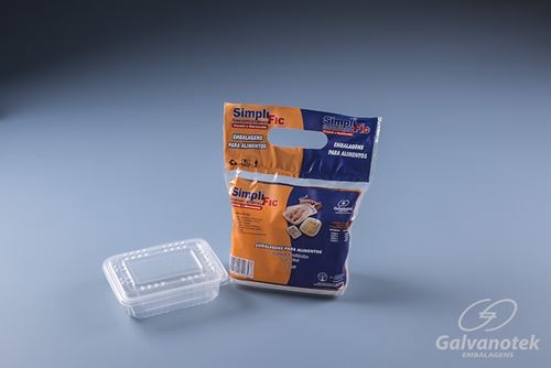 Embalagem Galvanotek Linha Simplific PP Pote Freezer Micro-Ondas com 10 unidades - Ref: G 303 SF